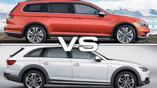 VW Passat Alltrack vs Audi A4 Allroad Quattro OFFROAD [upl. by Ardeahp4]