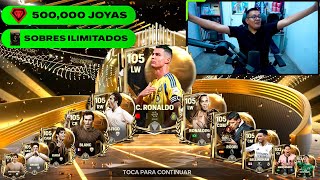 ¿QUE PASA SI GASTA 500000 JOYAS en SOBRES ILIMITADOS BALON de ORO del FC Mobile [upl. by Persas]