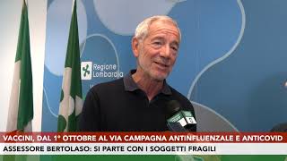 Vaccini dal 1° ottobre al via campagna antinfluenzale e anticovid [upl. by Oleusnoc240]