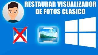 Cómo restaurar visualizador de fotos clásico de Windows [upl. by Delamare631]