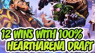 12 Wins With 100 HearthArena Draft [upl. by Arley111]