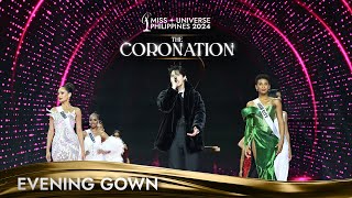 Miss Universe Philippines 2024 THE CORONATION  TOP 10  EVENING GOWN COMPETITION [upl. by Nilyak732]