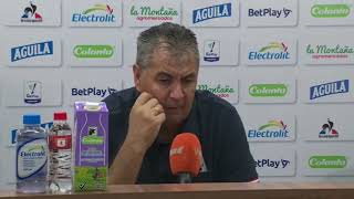 Rueda de prensa de América tras el empate ante Once Caldas por la fecha 2 de Cuadrangulares [upl. by Pavla594]