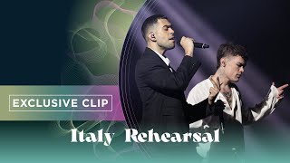 Mahmood amp Blanco  Brividi  Exclusive Rehearsal Clip  Italy 🇮🇹  Eurovision 2022 [upl. by Troy]