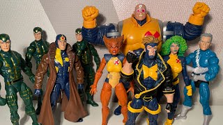 Marvel Legends XMen Wolfsbane Action figure REVIEW Zabu BAF Wave [upl. by Anniala52]