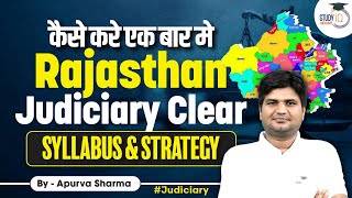 How to Clear Rajasthan Judiciary  Complete Syllabus amp Strategy  By Apurva Sharma  StudyIQ [upl. by Leonard]