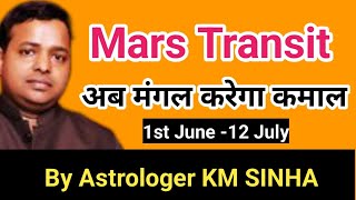 Mars going to form Ruchak Panch Mahapuruh Yog from 1st June 2024 Effect on every ascedant KM SINHA [upl. by Eixid]