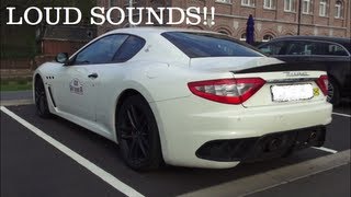 HD Maserati GranTurismo MC Stradale in Action at Spa LOUD Ride Flybys Little Slide and More [upl. by Aicirtam]