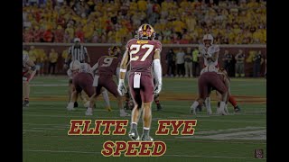 Tyler Nubin SMinnesota  2024 NFL Draft  vs Nebraska Wk 1 2023 [upl. by Nitnert]