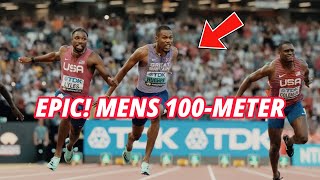 Noah Lyles VS Letsile Tebogo VS Zharnel Hughes 100m Showdown  London Diamond League 2024 [upl. by Steck]