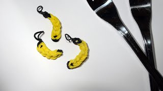 Loom Banane mit Gabel herstellen deutsche Anleitung [upl. by Indyc370]