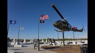 Nebraska Vietnam Veterans Memorial  Memorial park in Papillion Nebraska [upl. by Asseralc]