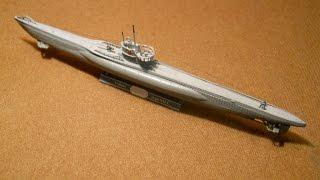 REVELL 1350 German Submarine  Deutches UBoot VII C  A Build In Pictures [upl. by Elyl]