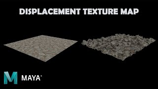 Maya Displacement and Normal Texture map tutorial [upl. by Rania]