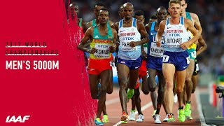 Mens 5000m Final  IAAF World Championships London 2017 [upl. by Yendyc]