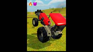 Red Swaraj 🔥😈 swaraj tractor gaming [upl. by Suoicserp536]