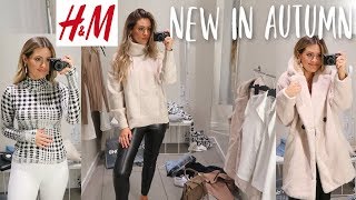 NEW IN HampM  COME SHOPPING WITH ME  AUTUMN FALL HAUL [upl. by Ydnam]