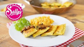 Schwäbische Maultaschen  geschmelzte Maultaschen  Sallys Welt [upl. by Mohr]