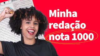 Analisando a minha redação nota 1000  ProEnem [upl. by Neiviv]