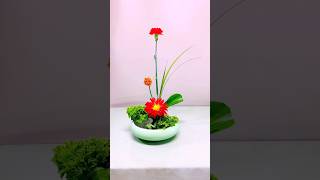 Chrysanthemum and Carnation Ikebana Arrangement [upl. by Eitsirhc100]