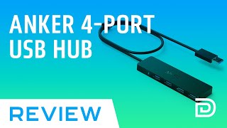 Anker 4Port USB 30 Hub Review  USB 30 4 Port Hub For PC MAC [upl. by Anilave203]