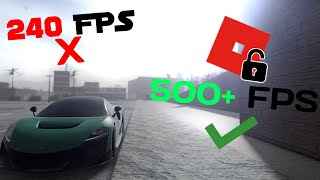 How To Get MORE Than 240 FPS New Roblox Update [upl. by Isewk]