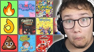 RANKING MORE OF THE MOST ICONIC CHILDRENS TV THEME SONGS OF ALL TIME [upl. by Druci]