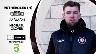 Post Match Interview Rutherglen Glencairn H 23032024 [upl. by Notned321]