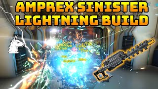 Lets Play Warframe  Amprex Build Sinister Lightning 7 Formas [upl. by Aissenav86]