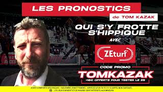 PRONOSTIC QUINTE DU JOUR VENDREDI 12 JANVIER PMU ZETURF Z5 ORDRE TOM KAZAK [upl. by Llennod]