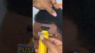 100 PUSHBACK Hairline‼️😱💈 [upl. by Dorman]