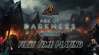 Survival Base builder  Age of Darkness Final Stand  First time playing this RTS [upl. by Nyledaj170]