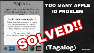 Could not create Apple ID Problem Solved Tagalog [upl. by Anikas]