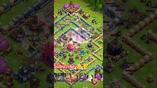 Super Archer 🏹🏹🏹 blimp the best attack coc geme play subscribe short video [upl. by Nolyk]