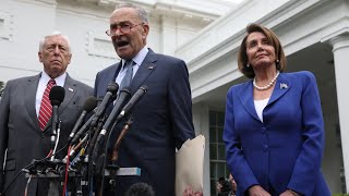 Schumer Hoyer slam Trump for ‘insulting’ Pelosi at White House meeting [upl. by Aoh]