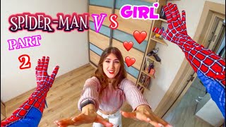 SPIDERMAN ESCAPING BEAUTIFUL GIRL PART 2 ​⁠Epic Parkour Pov ​⁠jumphistory [upl. by Remde]