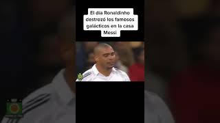 RONALDINHO DESTROZA alos GALACTICOS SE RINDEN ANTE EL MAGO 😱😱 [upl. by Adiell]