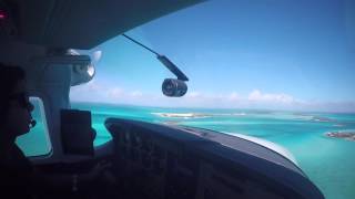 Landing at Normans Cay in the Bahamas MYEN [upl. by Maril]