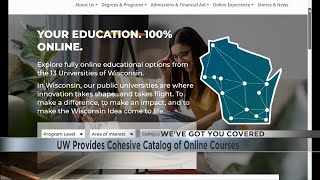 Universities of Wisconsin looks to improve enrollment with new website [upl. by Rudwik660]