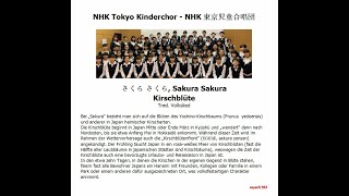 NHK Tokyo Kinderchor  NHK東京児童合唱団  さくら さくら Sakura Sakura  Kirschblüte [upl. by Nivlek]