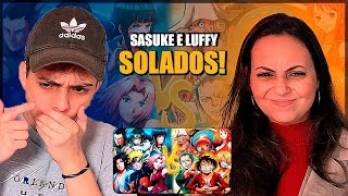 React Chapéus de Palha VS Ninjas de Konoha  Batalha de Mestres Prod Micael [upl. by Gosney525]