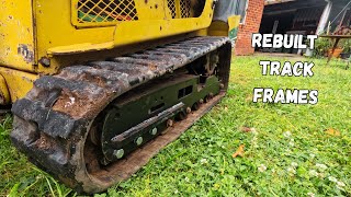 Fixing a heavily Worn Track Frame on a Skid Steer  part 2 [upl. by Maure]