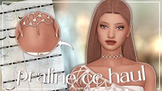 Pralinesims CC Haul 250 Items  The Sims 4 Best CC Creators [upl. by Vharat]