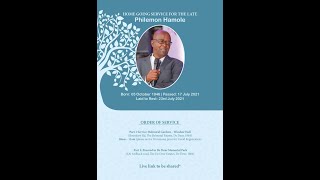 Home going service for the late Philemon Hamole [upl. by Nnylatsyrc]