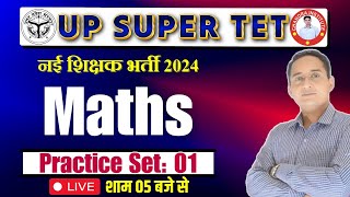 SUPER TET MATHS 2024  STET MATHS Class  Practice set 01  MATHS Class BY PAWAN SIR [upl. by Velick]