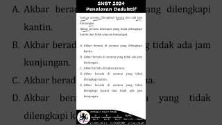 SNBT 2024  Penalaran Deduktif  Penarikan Kesimpulan snbt2024 penalaranumum [upl. by Cherey]