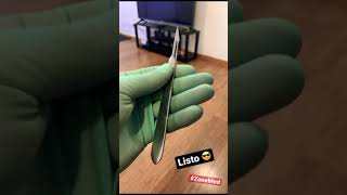 Bisturí ¿Cómo cambiar su hoja  Cirugía  Medicina shorts tips cirurgia [upl. by Kapoor782]