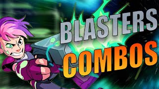 All Blasters 0death Combos in Brawlhalla [upl. by Placia]