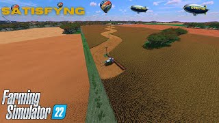 Satisfying Farming Timelapse  Farming Simulator 22 [upl. by Samy960]