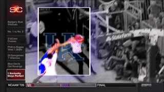 SportsCenter Replay of Willie Cauley Steins Monster Dunk [upl. by Sucramel]